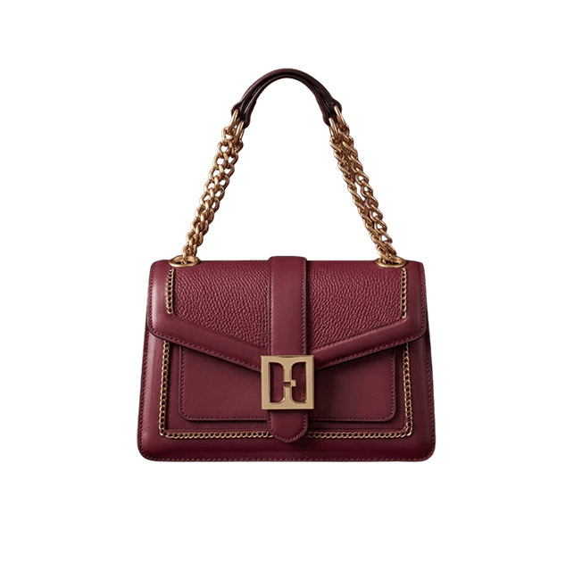 Burgundy Chain Shoulderbag image